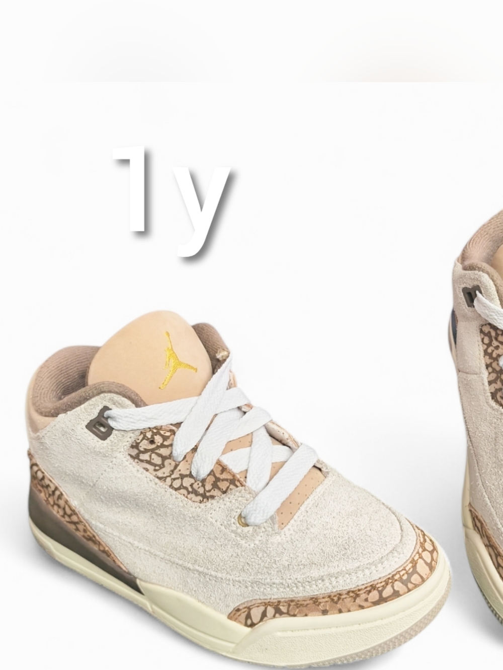 Jordan Kids Air Jordan 3 "Palomino". Size 1y